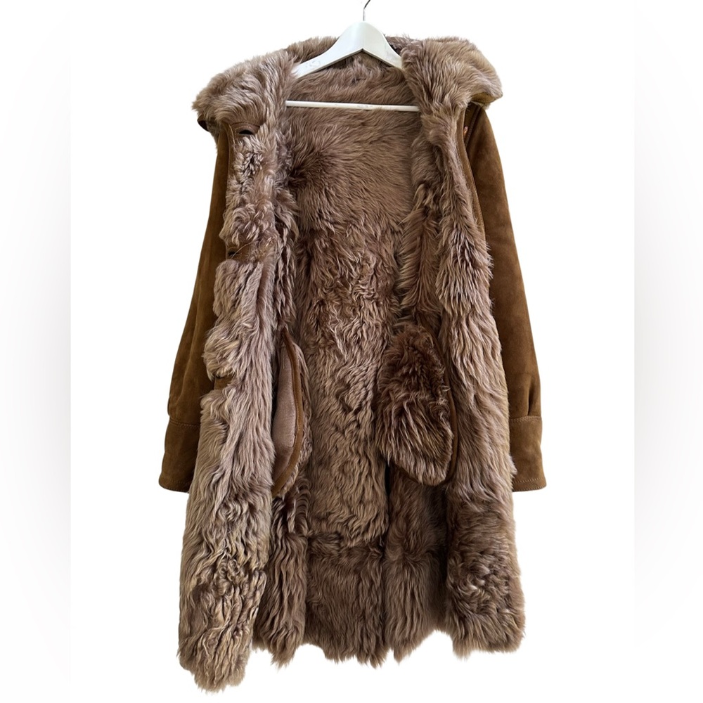 Genuine fur shearling coat - Picture 3 of 3